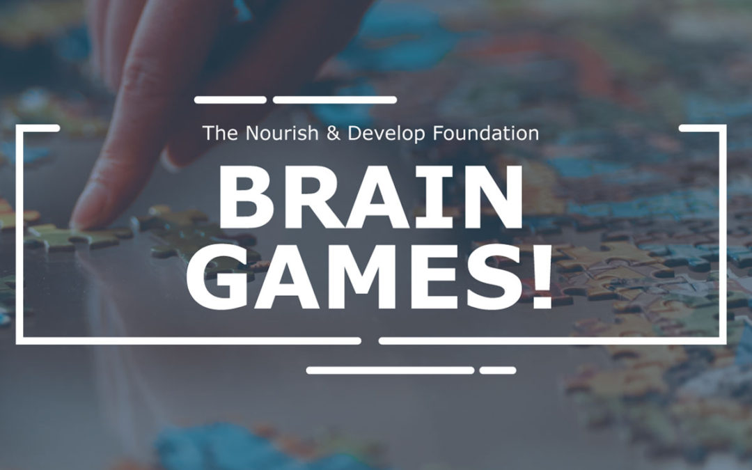 #MentalHealthMonday: Brain Games!