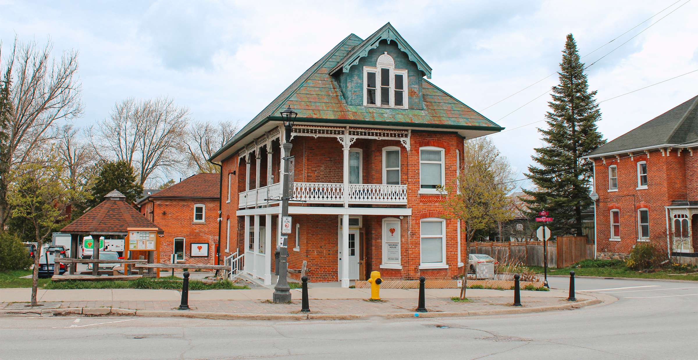Outside Nourish House Food Bank