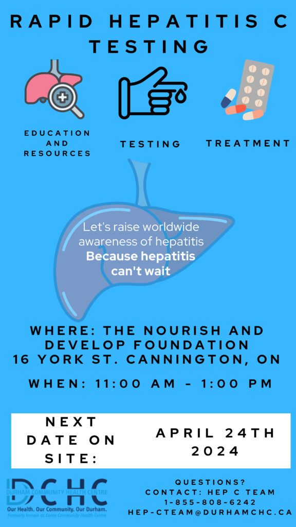 Rapid hepatitis C testing poster April 24