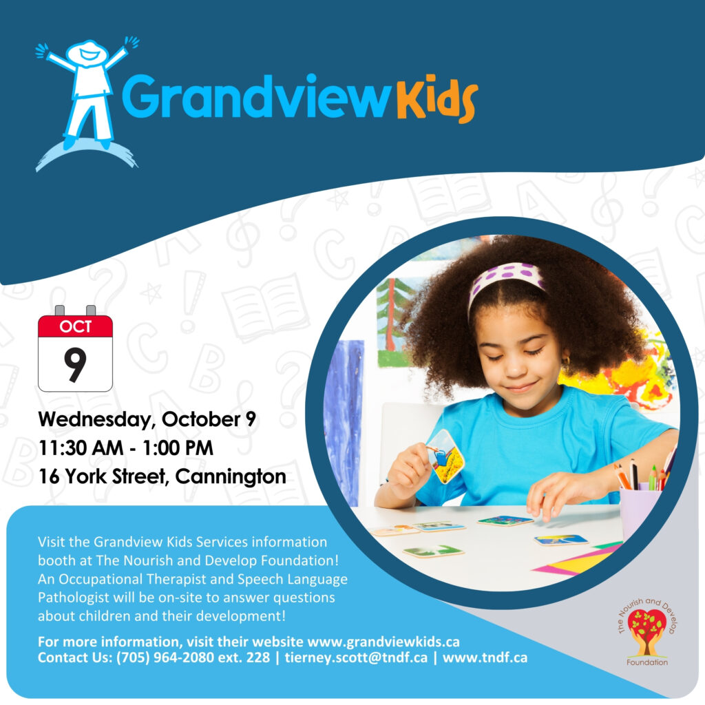 Grandview Kids Event Poster - October 9, 2024