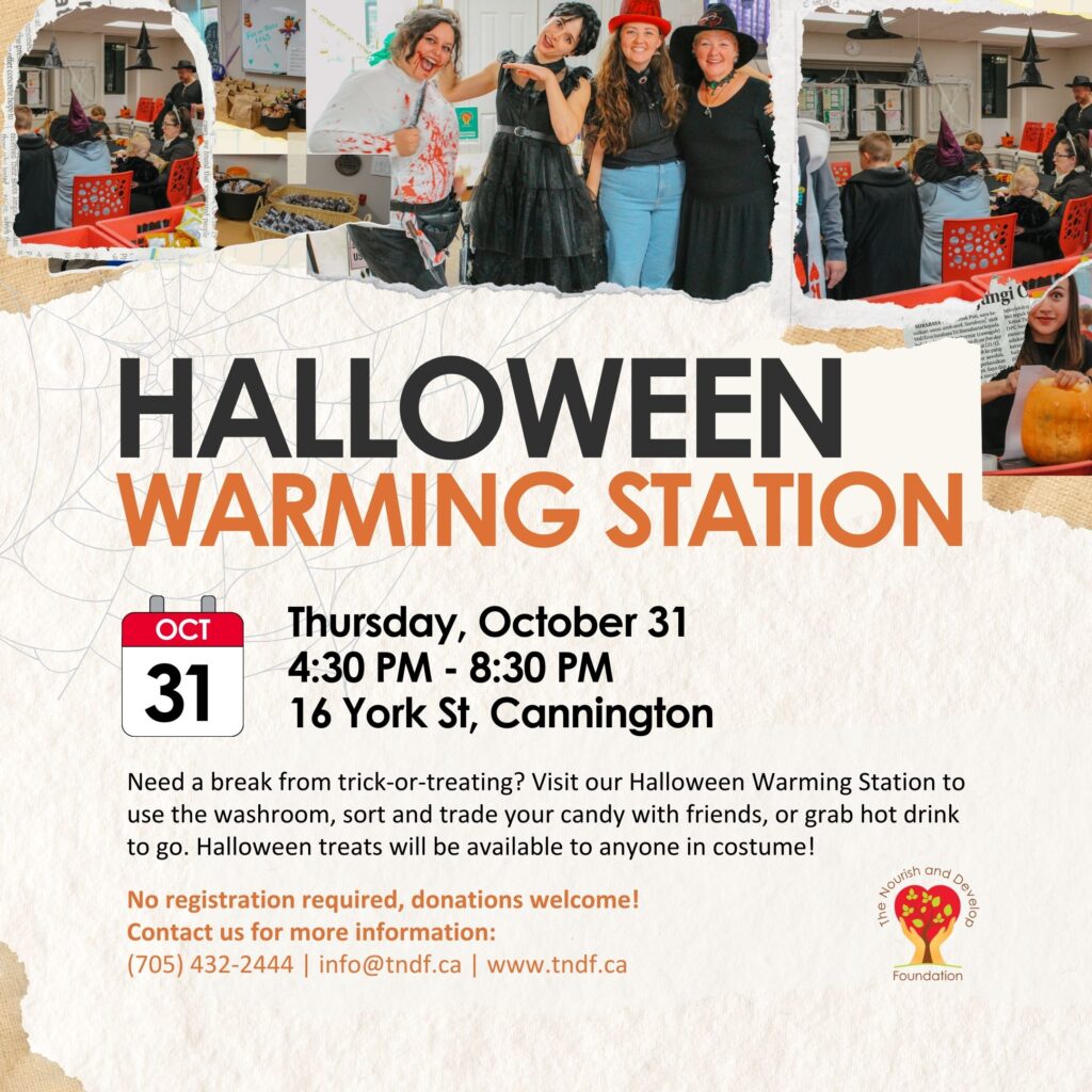 Halloween Warming Station Poster