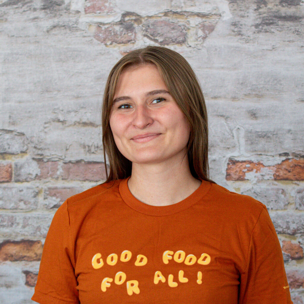 Emily, our Market & Garden Assistant CSJ
