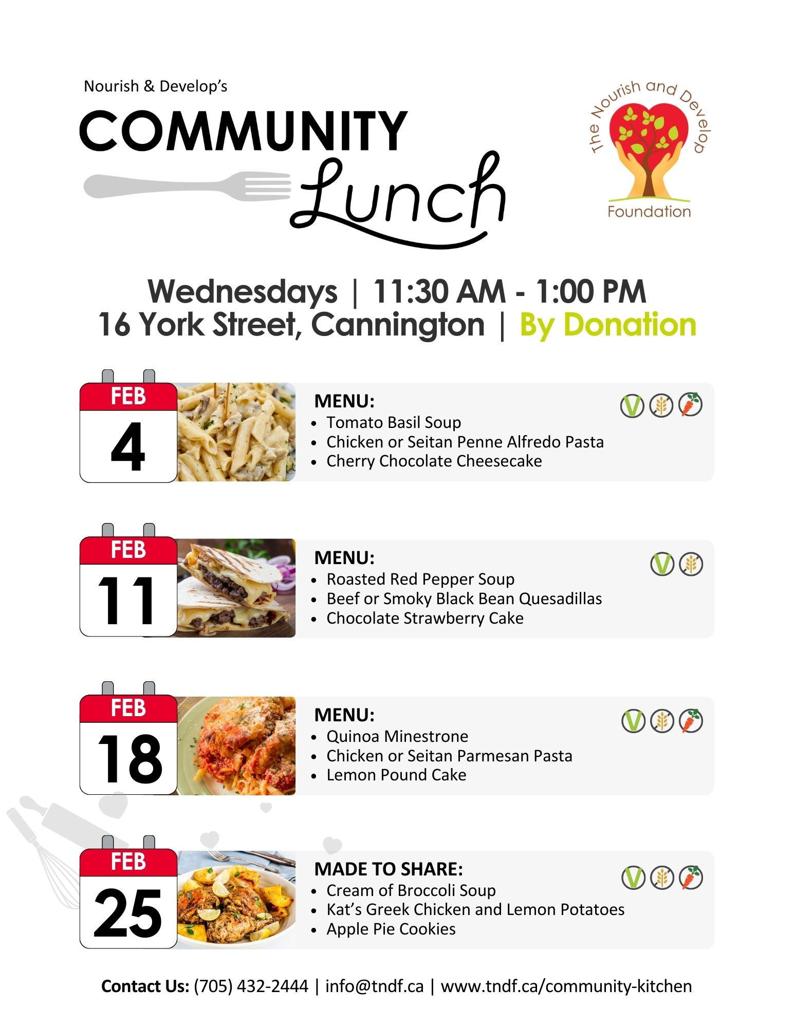 February Community Lunch